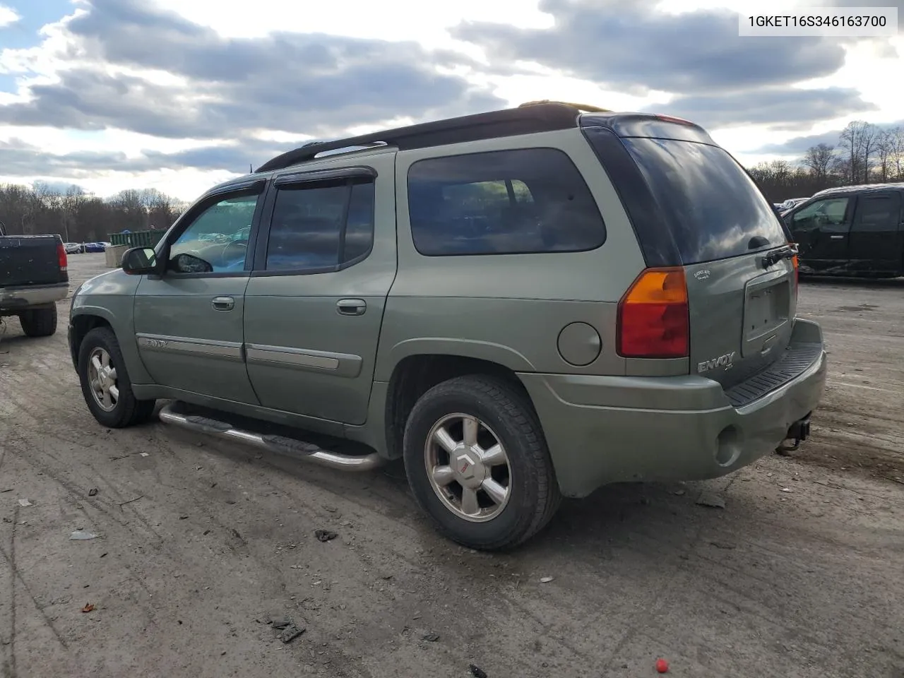 2004 GMC Envoy Xl VIN: 1GKET16S346163700 Lot: 79996564