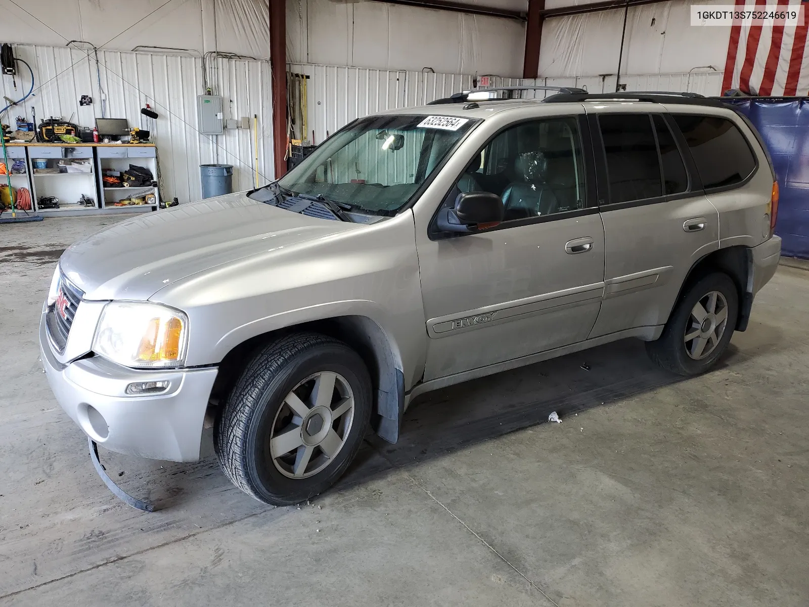 2005 GMC Envoy VIN: 1GKDT13S752246619 Lot: 63252564