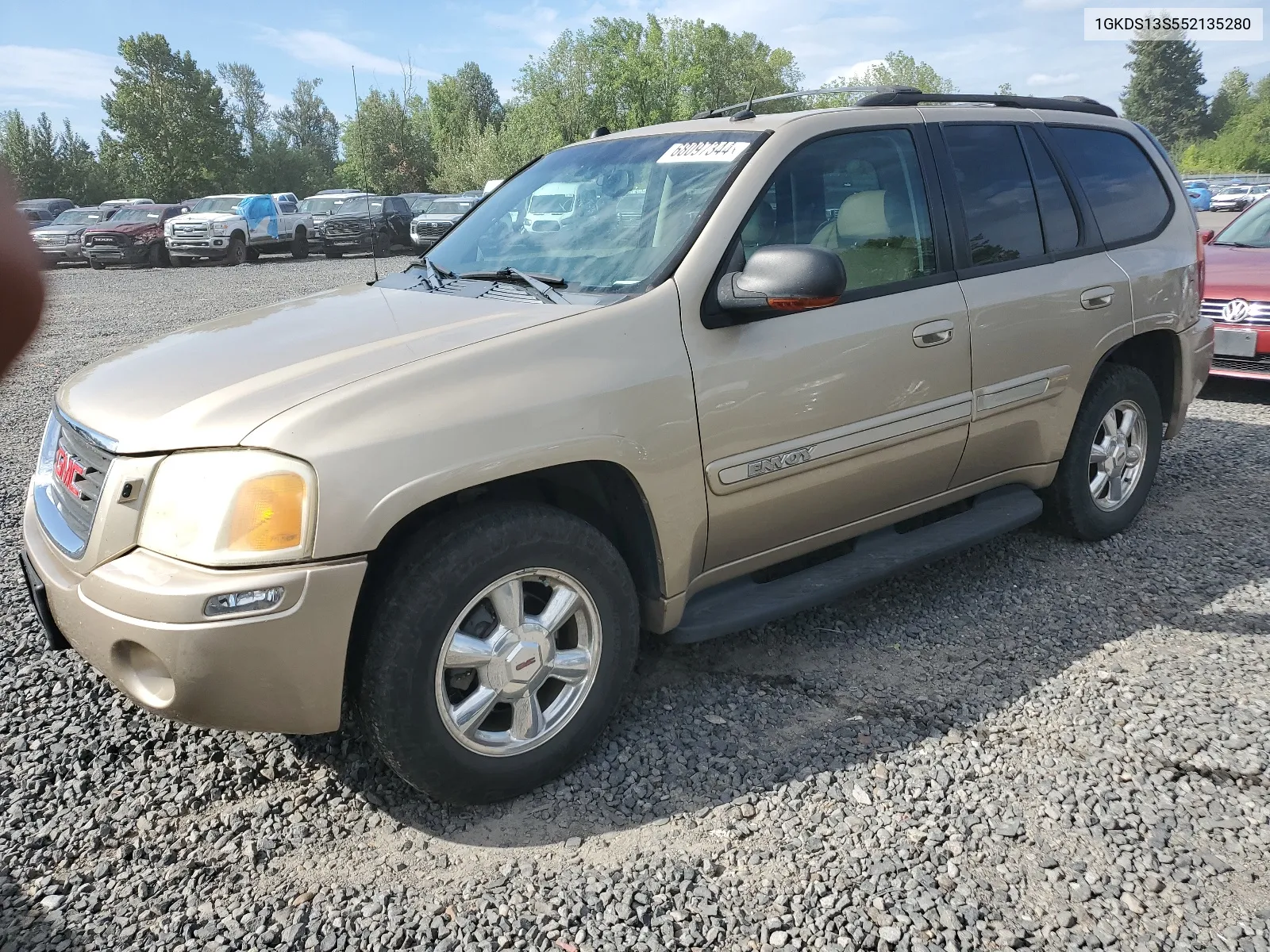 2005 GMC Envoy VIN: 1GKDS13S552135280 Lot: 68097344