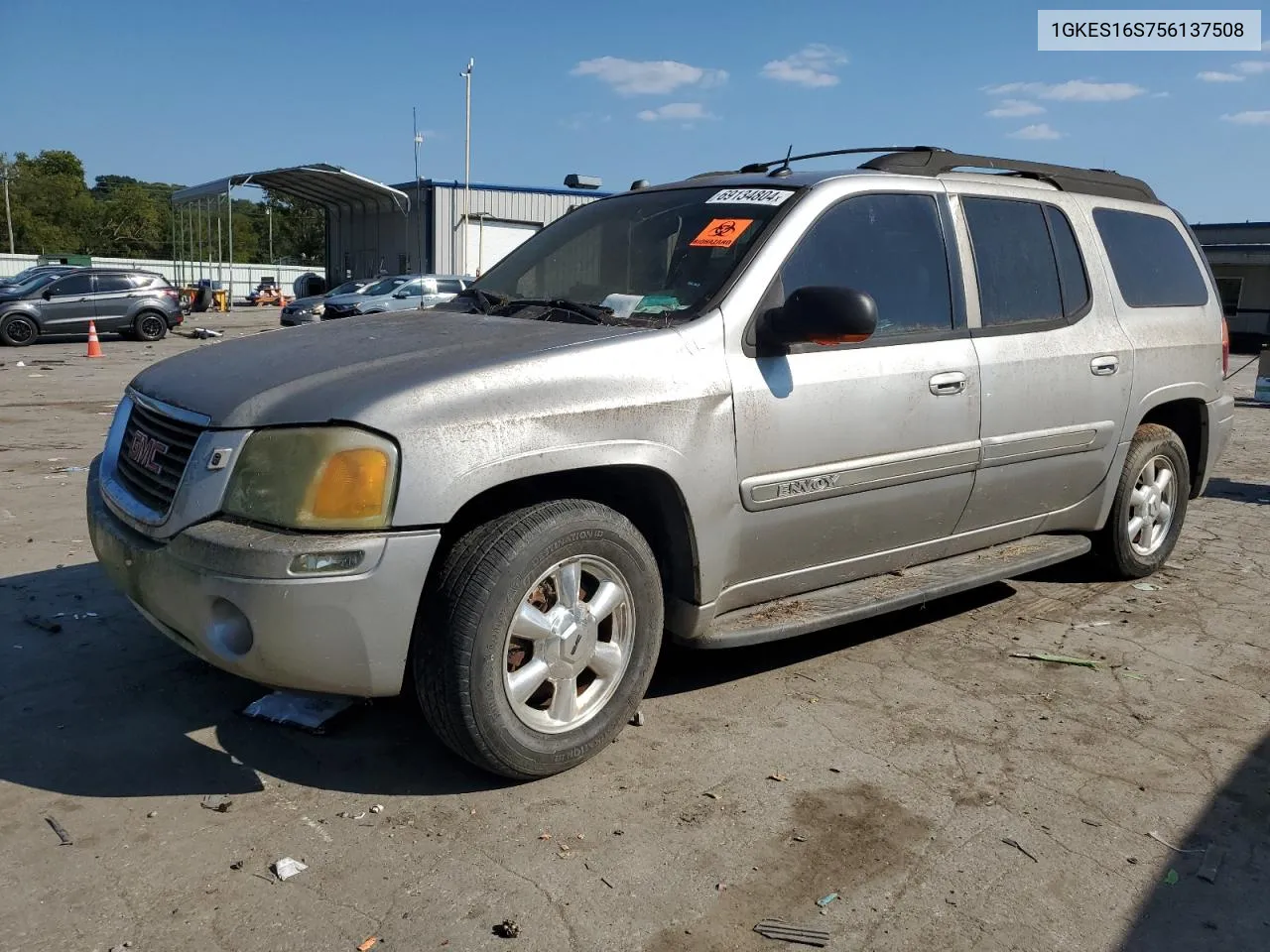 2005 GMC Envoy Xl VIN: 1GKES16S756137508 Lot: 69134804