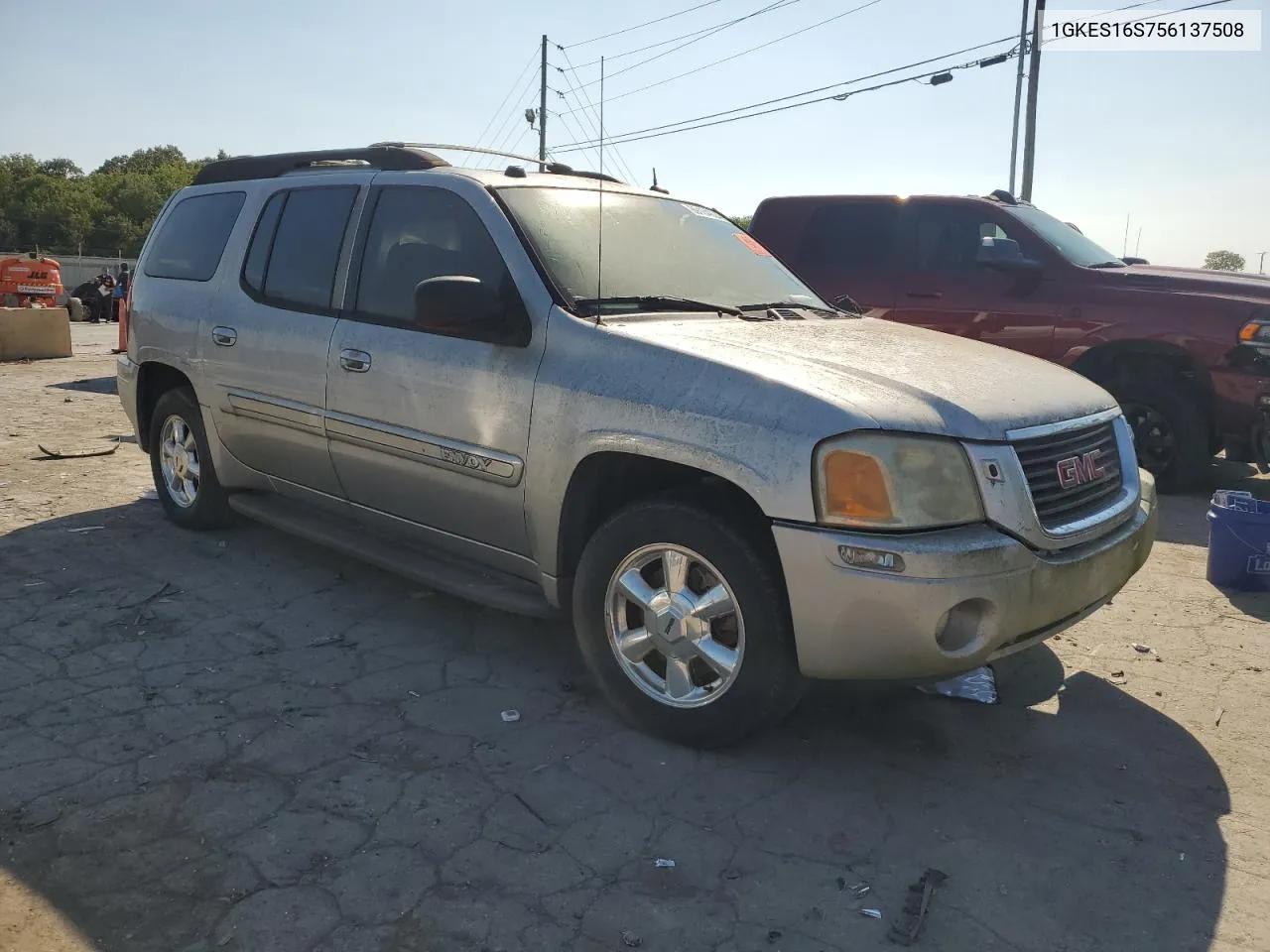 2005 GMC Envoy Xl VIN: 1GKES16S756137508 Lot: 69134804