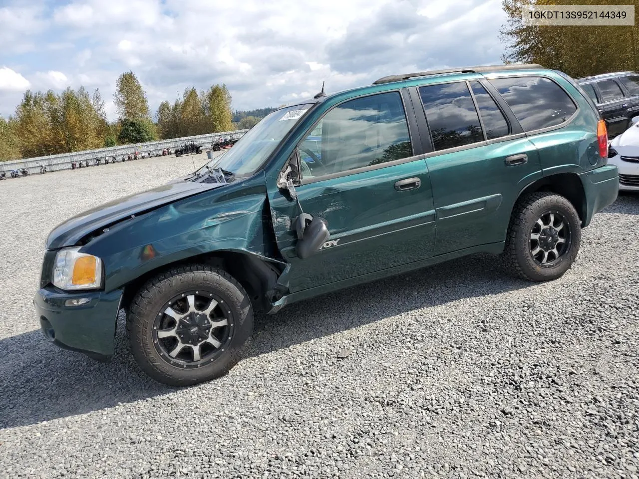 2005 GMC Envoy VIN: 1GKDT13S952144349 Lot: 71800694