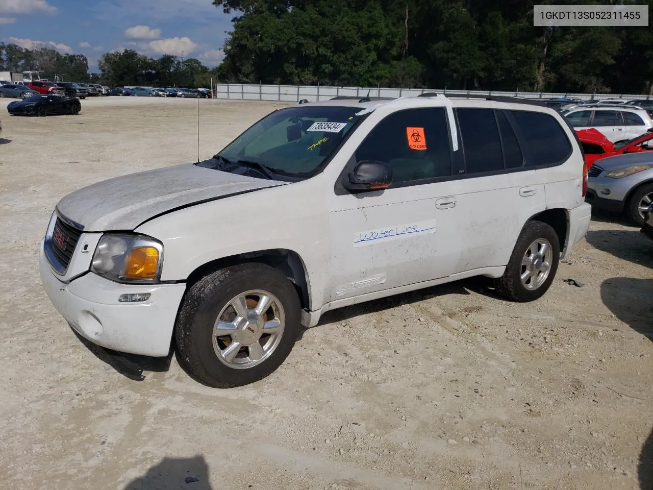 2005 GMC Envoy VIN: 1GKDT13S052311455 Lot: 73635434