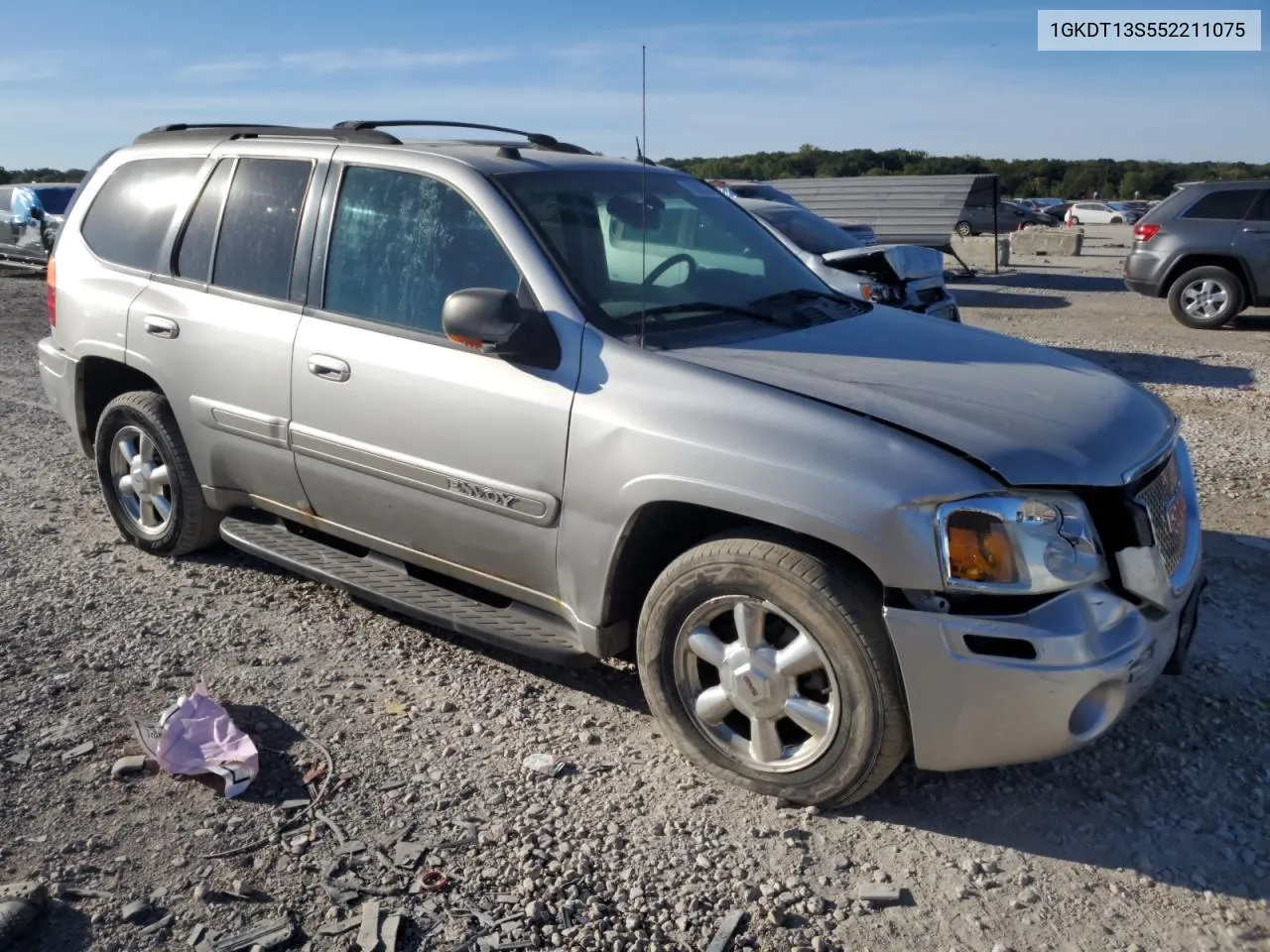 2005 GMC Envoy VIN: 1GKDT13S552211075 Lot: 73695384