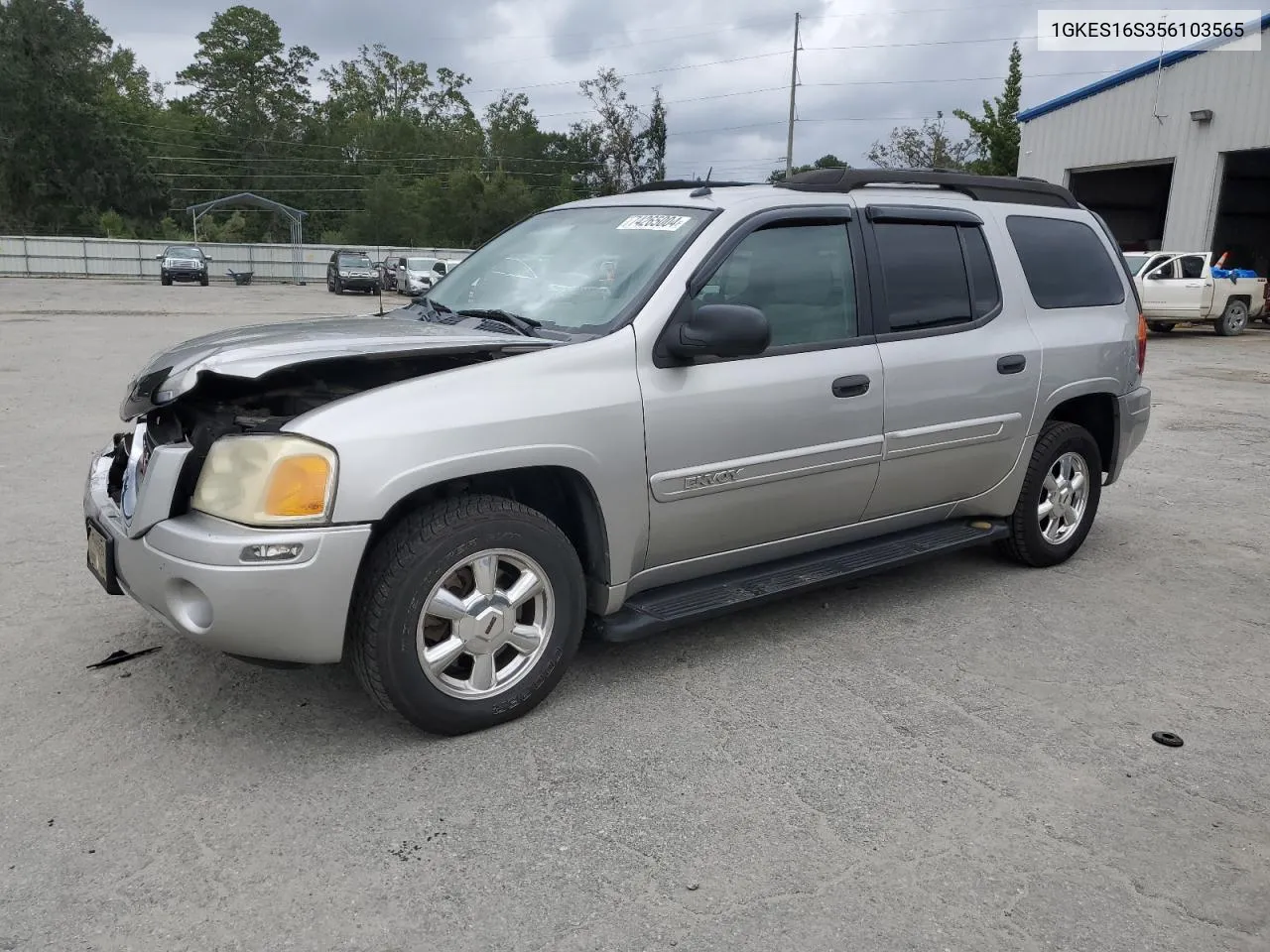 2005 GMC Envoy Xl VIN: 1GKES16S356103565 Lot: 74265004