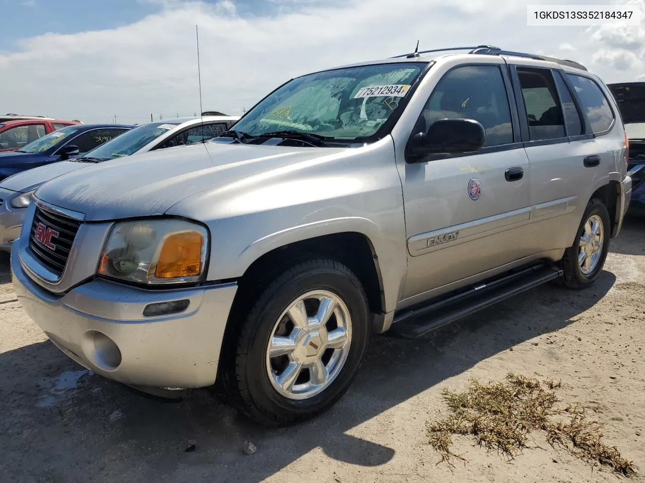 2005 GMC Envoy VIN: 1GKDS13S352184347 Lot: 75212934