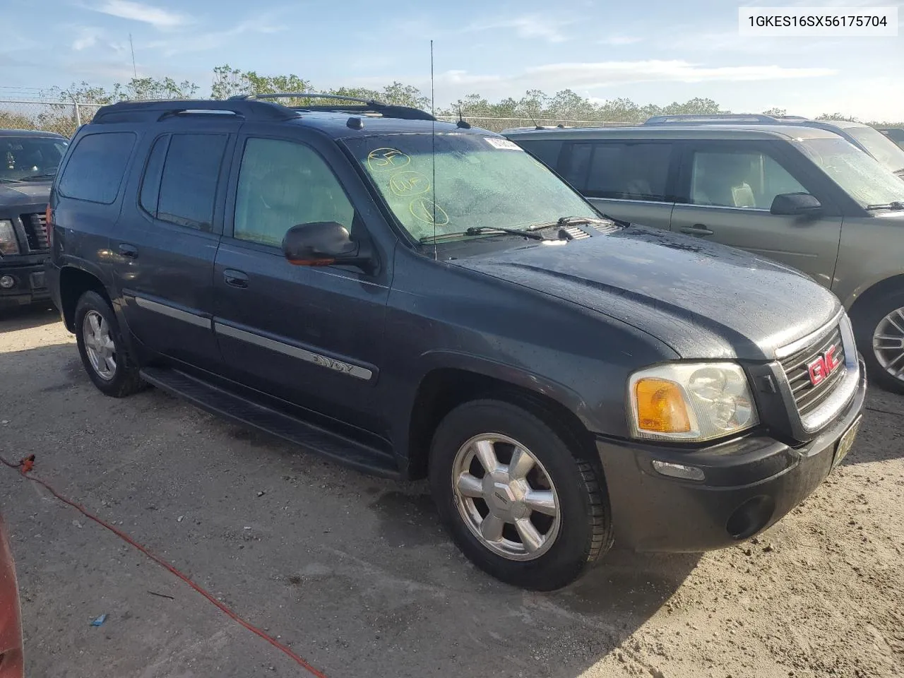 2005 GMC Envoy Xl VIN: 1GKES16SX56175704 Lot: 76706144