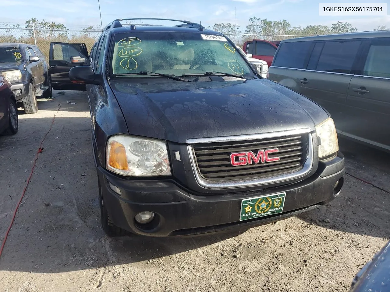 2005 GMC Envoy Xl VIN: 1GKES16SX56175704 Lot: 76706144