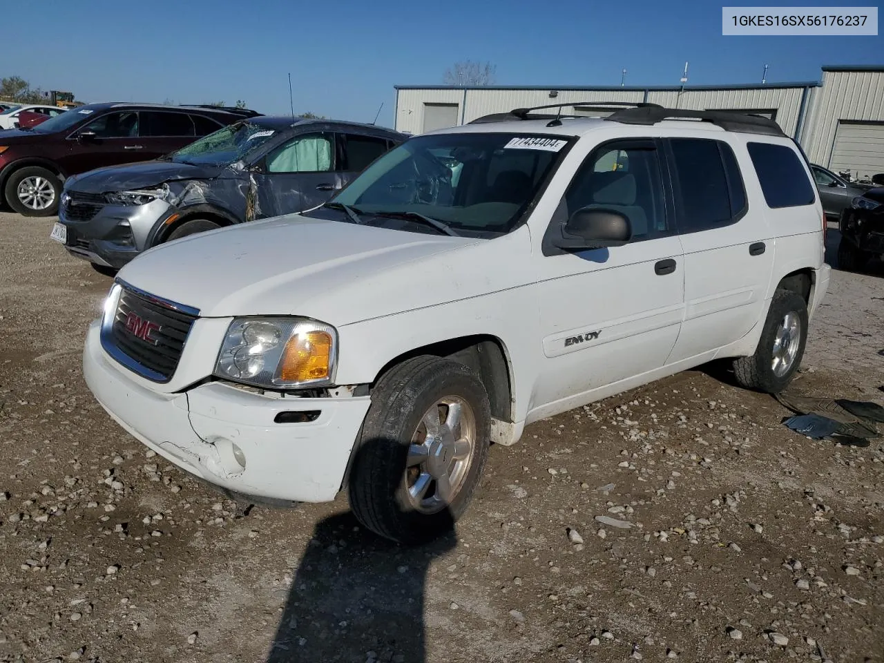 2005 GMC Envoy Xl VIN: 1GKES16SX56176237 Lot: 77434404