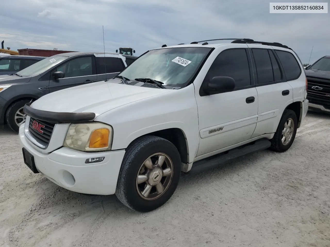 2005 GMC Envoy VIN: 1GKDT13S852160834 Lot: 77451624