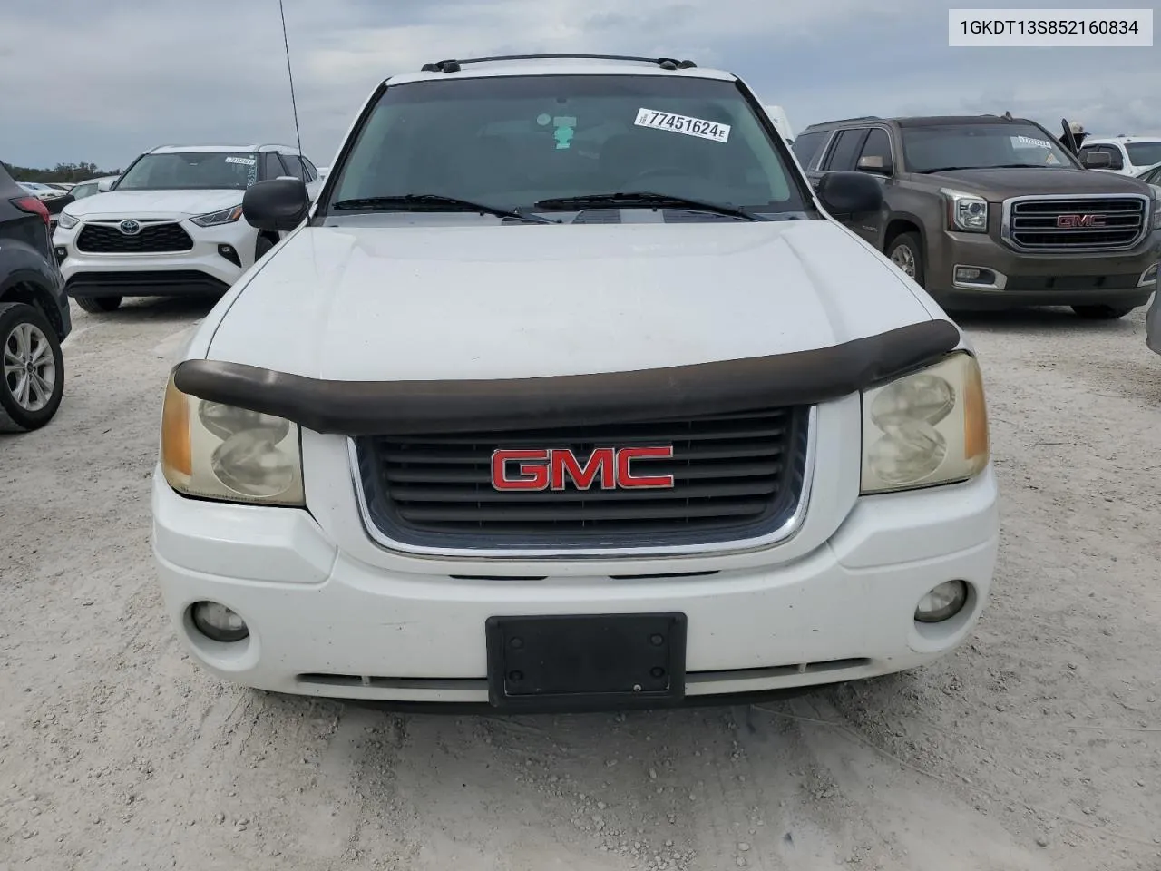 2005 GMC Envoy VIN: 1GKDT13S852160834 Lot: 77451624