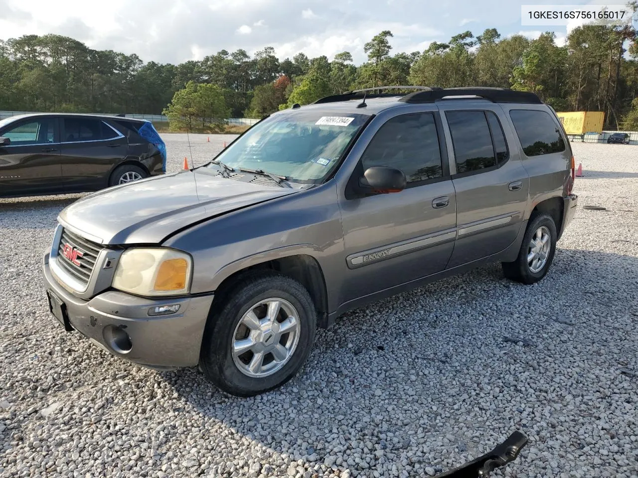 2005 GMC Envoy Xl VIN: 1GKES16S756165017 Lot: 79897394