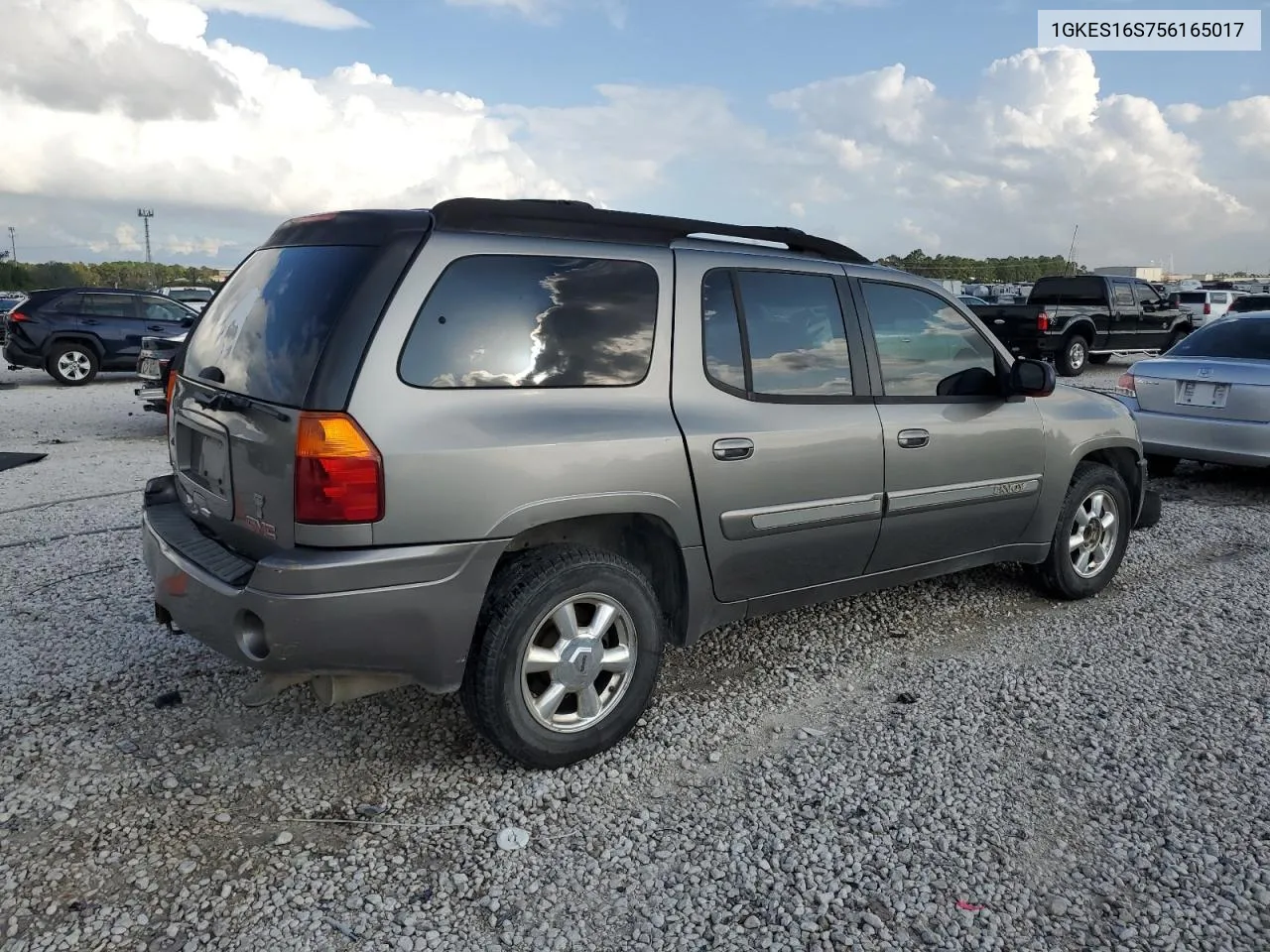 2005 GMC Envoy Xl VIN: 1GKES16S756165017 Lot: 79897394