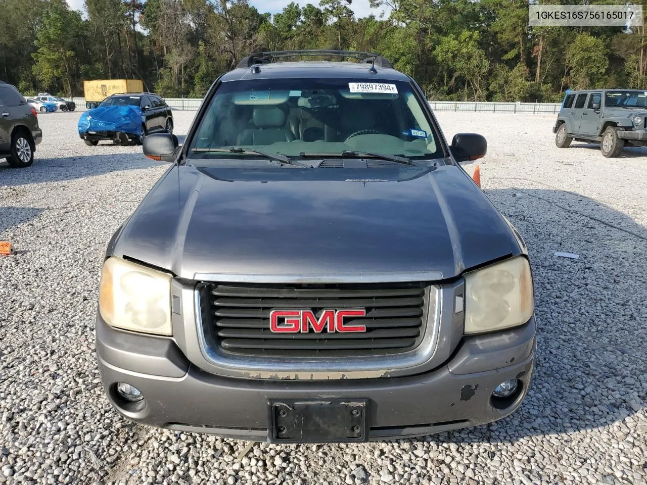 2005 GMC Envoy Xl VIN: 1GKES16S756165017 Lot: 79897394