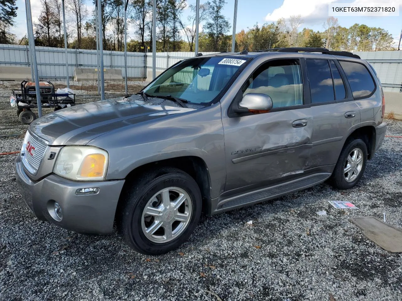 2005 GMC Envoy Denali VIN: 1GKET63M752371820 Lot: 80083754