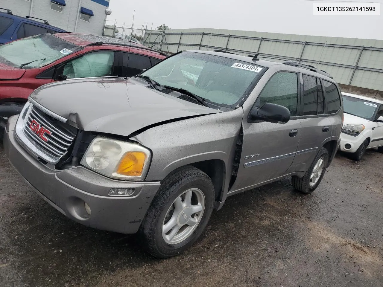 2006 GMC Envoy VIN: 1GKDT13S262141598 Lot: 45374304