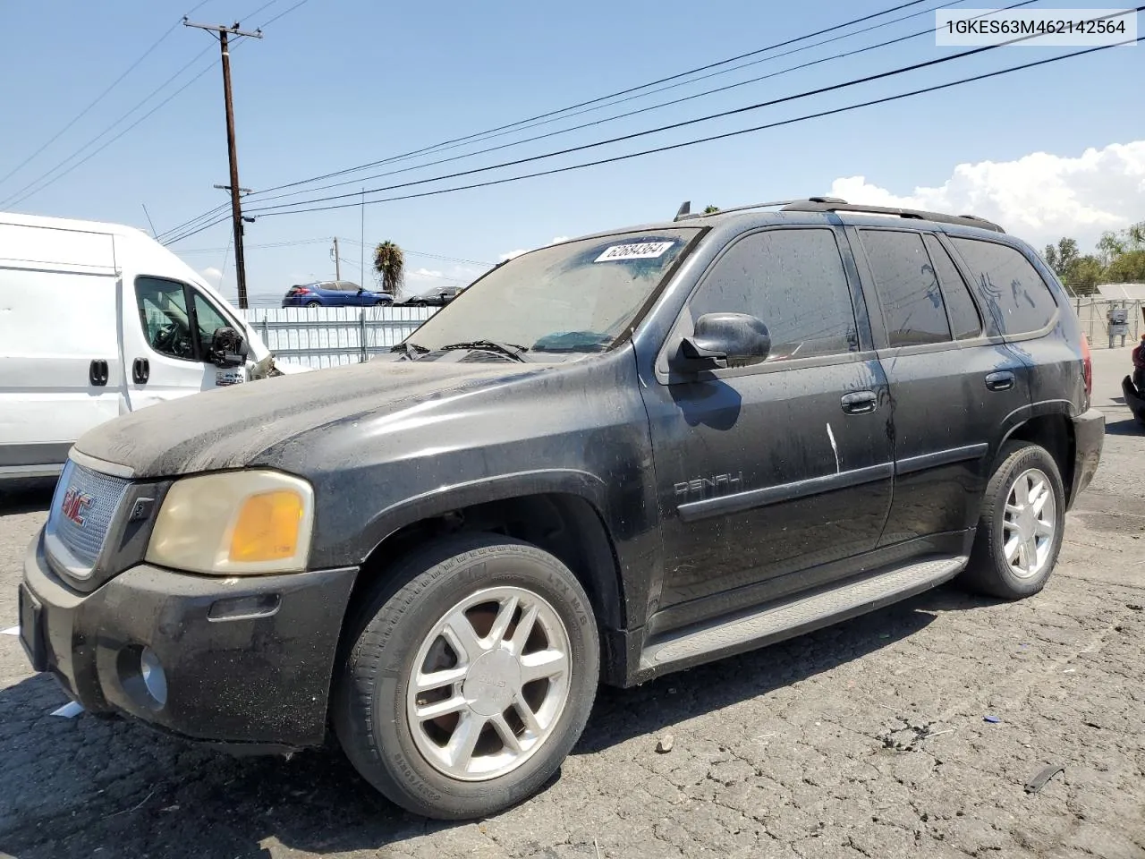 2006 GMC Envoy Denali VIN: 1GKES63M462142564 Lot: 62684364