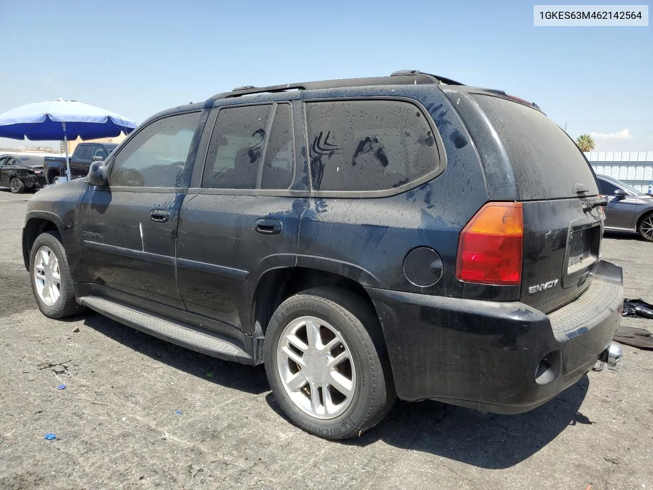 2006 GMC Envoy Denali VIN: 1GKES63M462142564 Lot: 62684364