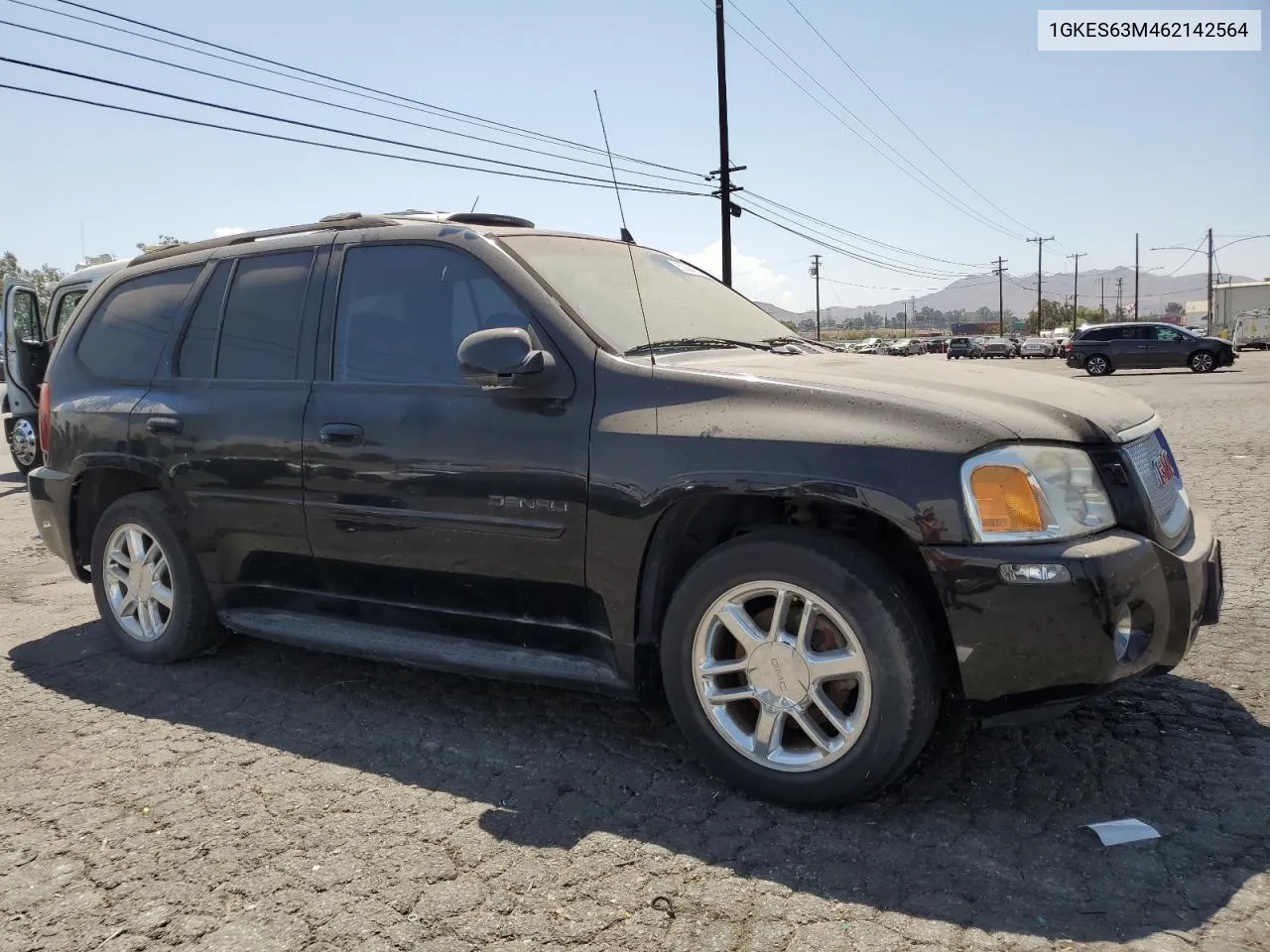 2006 GMC Envoy Denali VIN: 1GKES63M462142564 Lot: 62684364