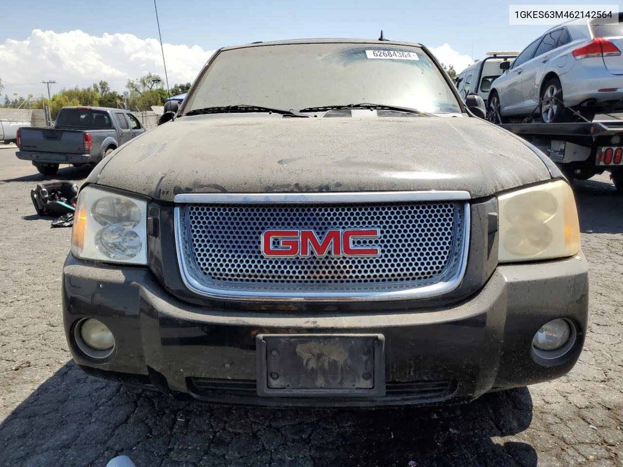 2006 GMC Envoy Denali VIN: 1GKES63M462142564 Lot: 62684364