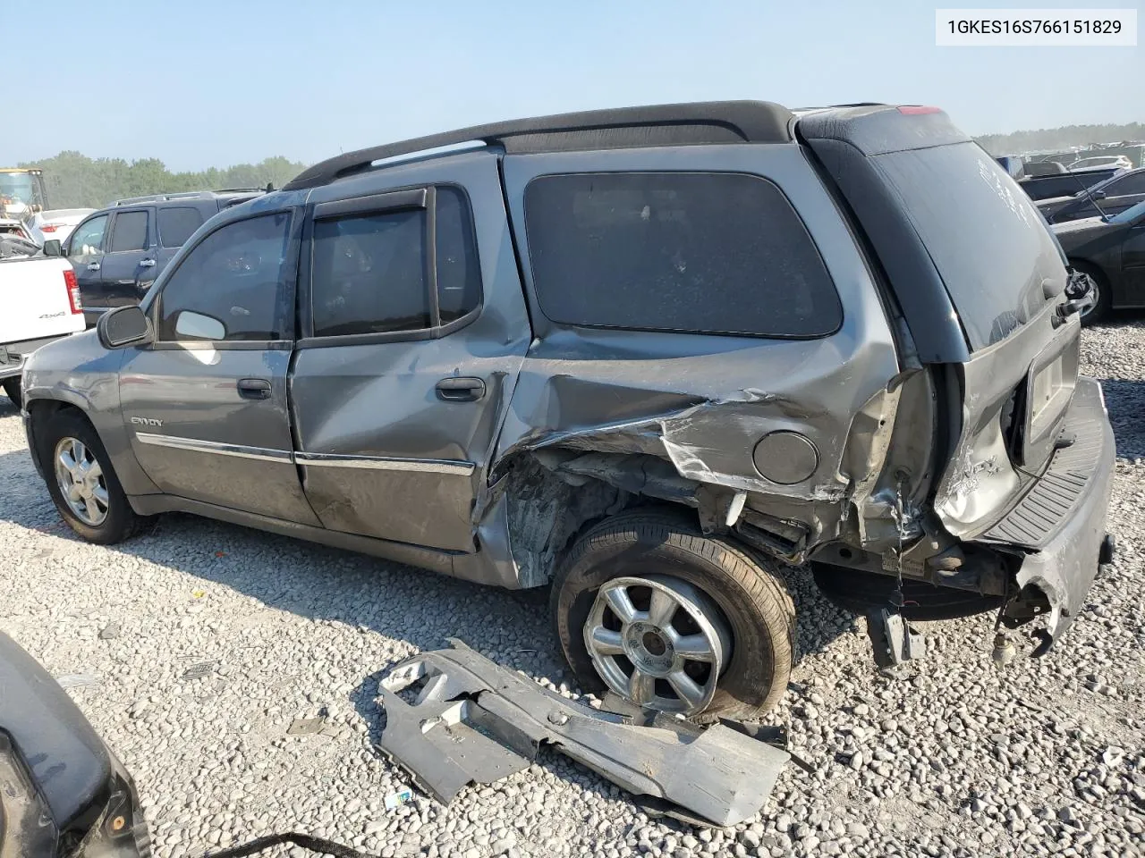 2006 GMC Envoy Xl VIN: 1GKES16S766151829 Lot: 65597204