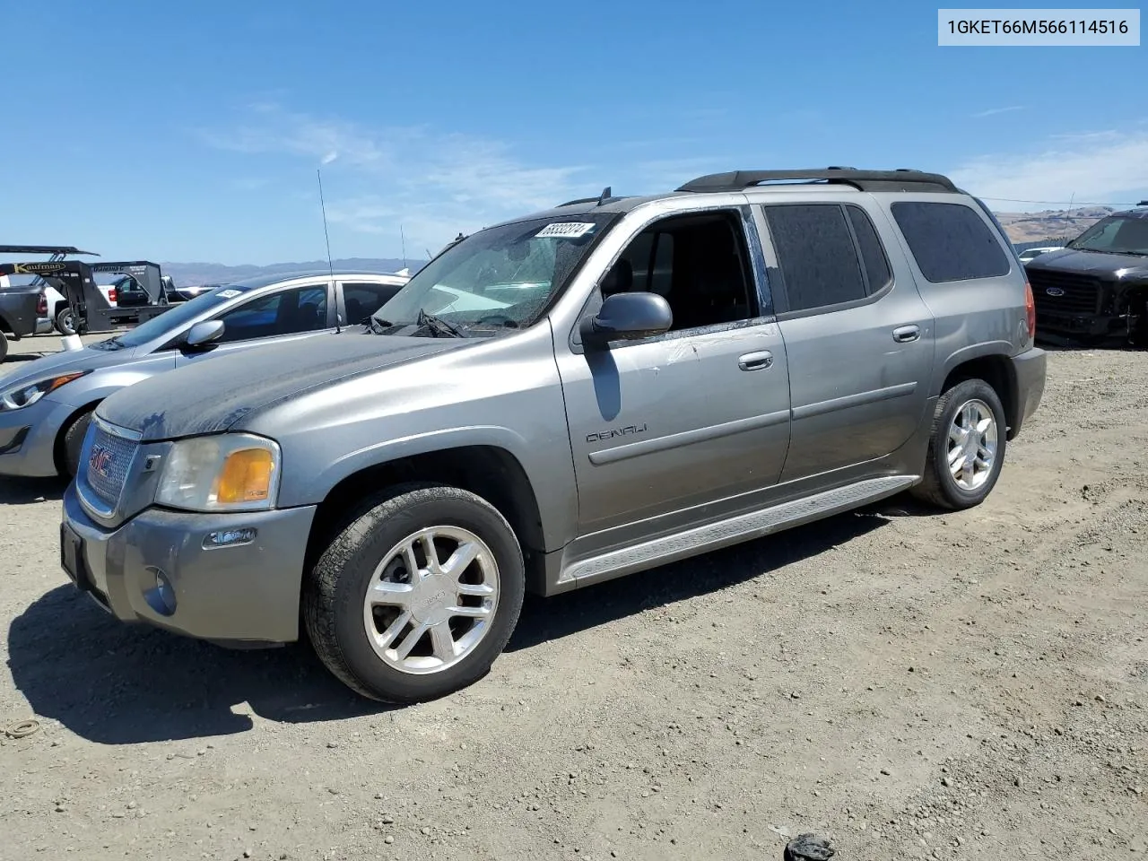 2006 GMC Envoy Denali Xl VIN: 1GKET66M566114516 Lot: 68332374