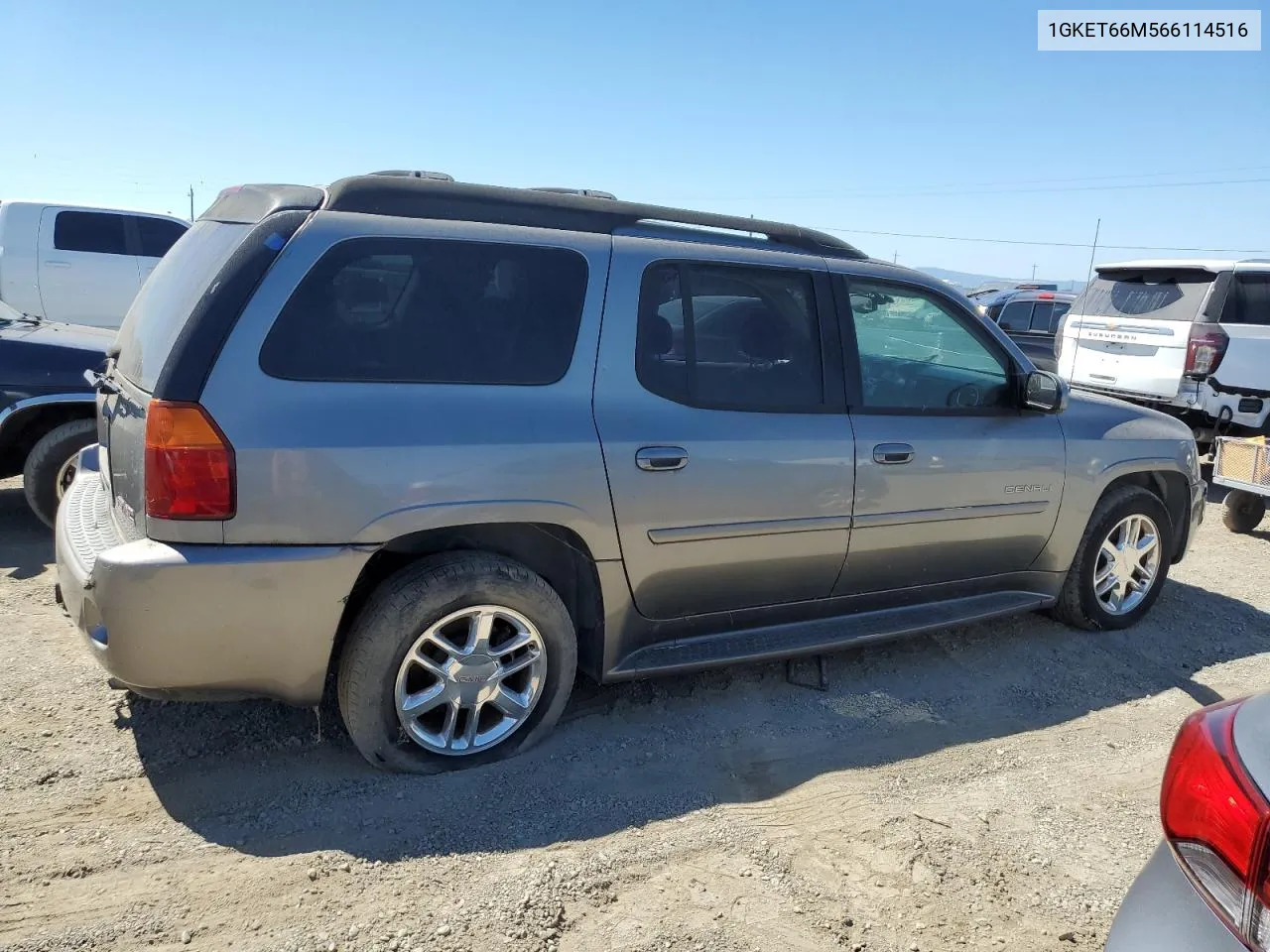 2006 GMC Envoy Denali Xl VIN: 1GKET66M566114516 Lot: 68332374