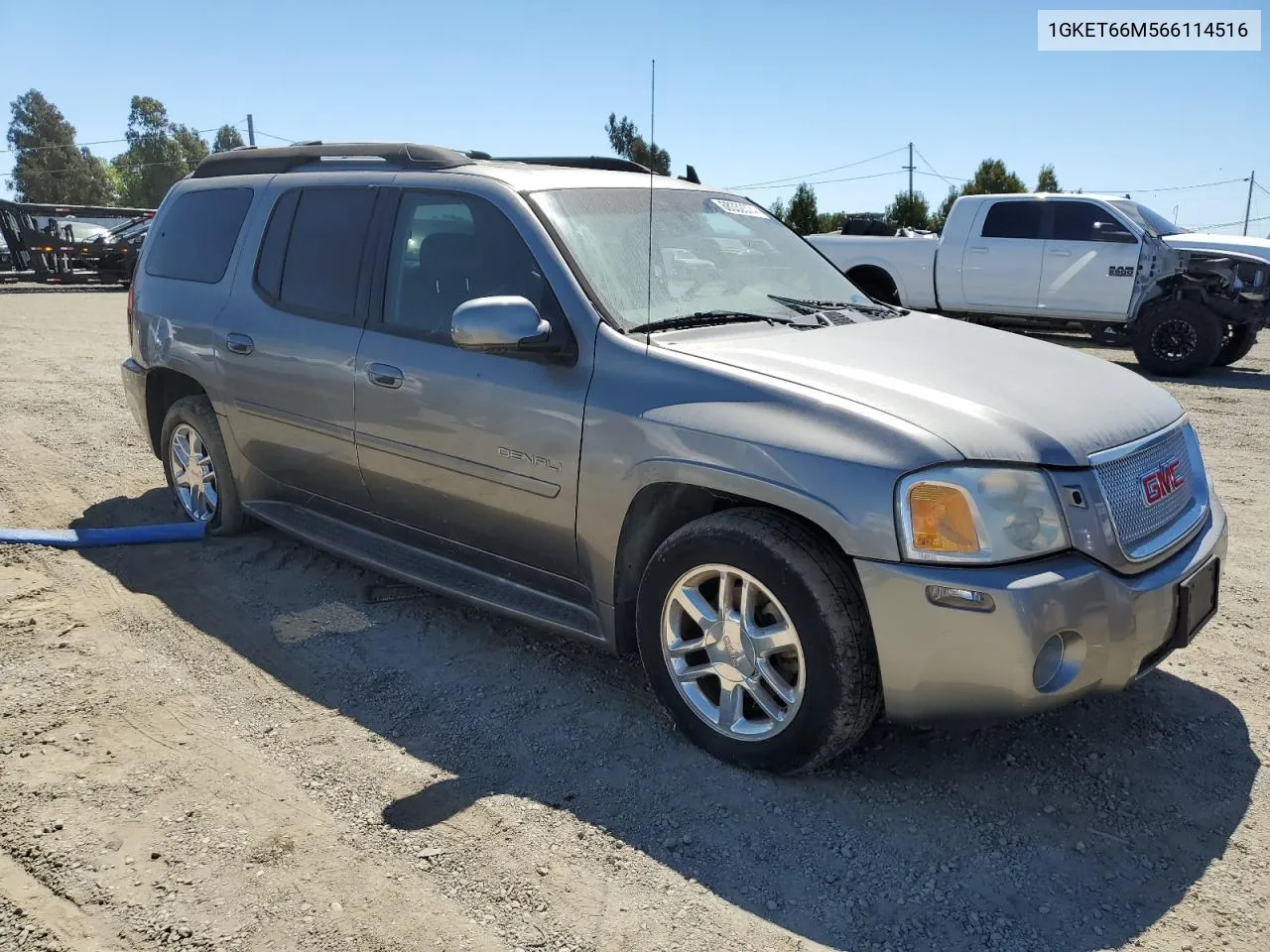 2006 GMC Envoy Denali Xl VIN: 1GKET66M566114516 Lot: 68332374