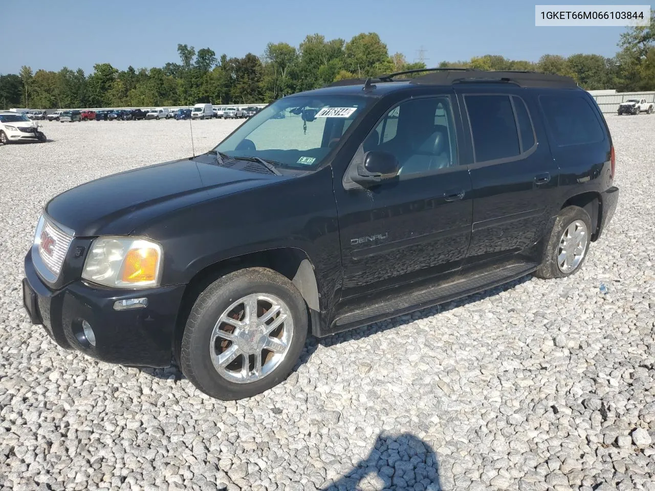 2006 GMC Envoy Denali Xl VIN: 1GKET66M066103844 Lot: 71163144