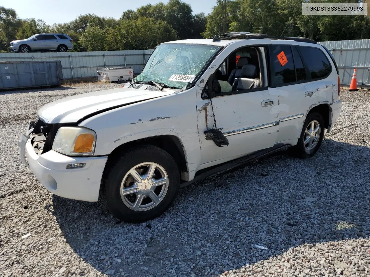 2006 GMC Envoy VIN: 1GKDS13S362279993 Lot: 71398684