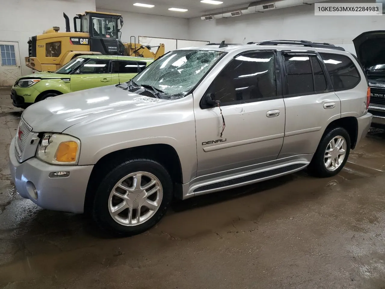 2006 GMC Envoy Denali VIN: 1GKES63MX62284983 Lot: 73487134