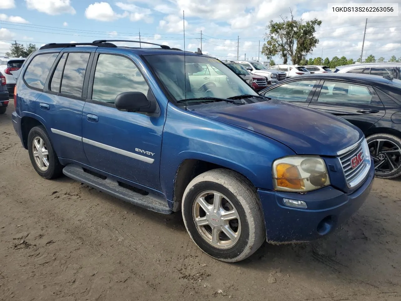 2006 GMC Envoy VIN: 1GKDS13S262263056 Lot: 73824924