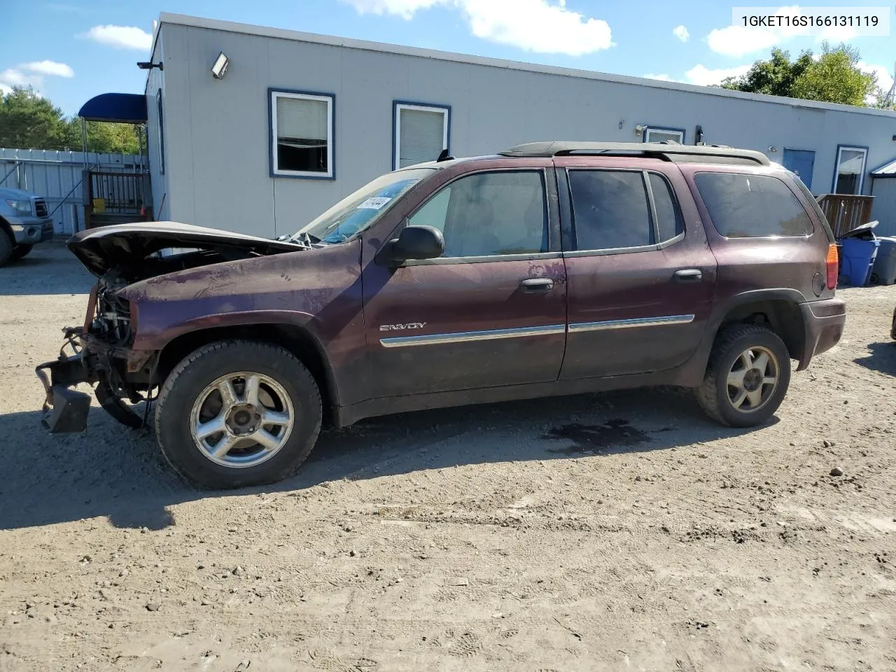 2006 GMC Envoy Xl VIN: 1GKET16S166131119 Lot: 74314044