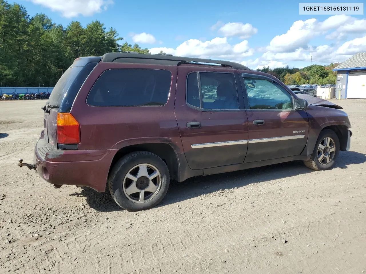 2006 GMC Envoy Xl VIN: 1GKET16S166131119 Lot: 74314044