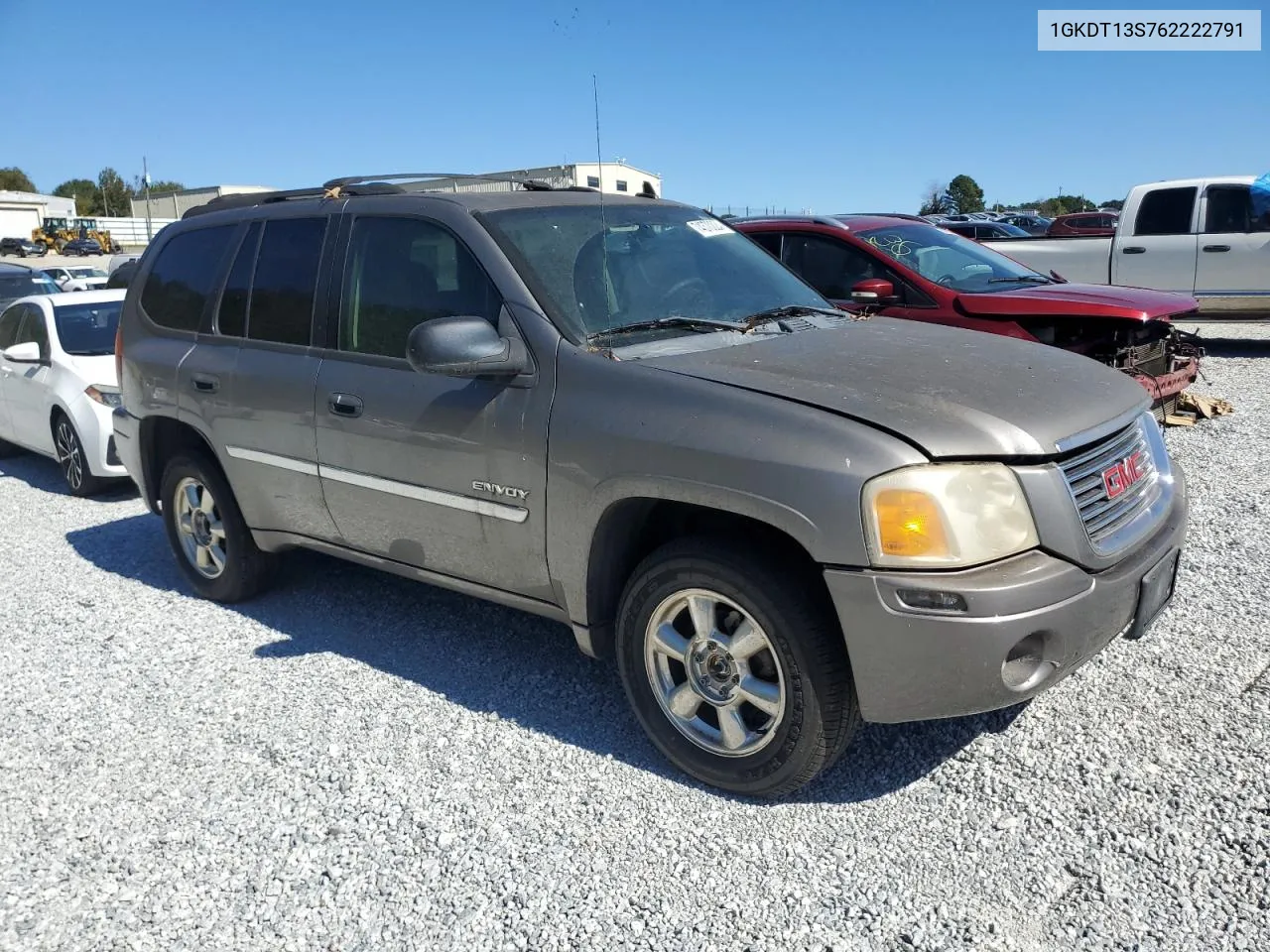 2006 GMC Envoy VIN: 1GKDT13S762222791 Lot: 74370224