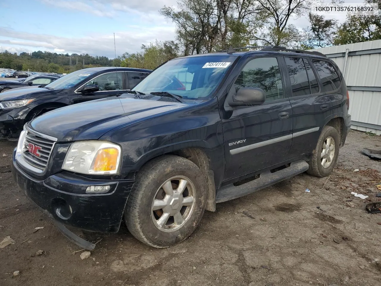 2006 GMC Envoy VIN: 1GKDT13S762168392 Lot: 74574114