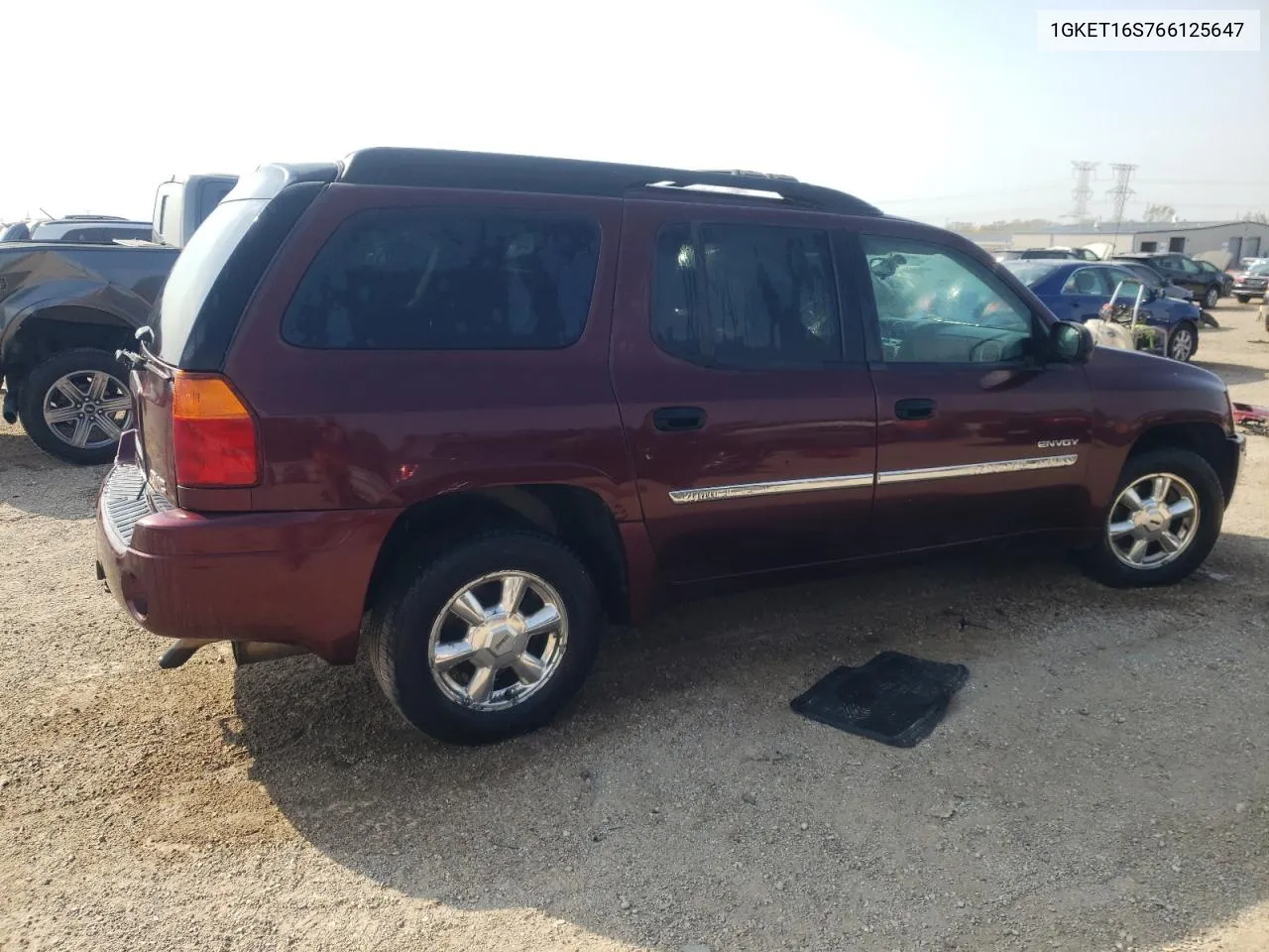 2006 GMC Envoy Xl VIN: 1GKET16S766125647 Lot: 74894724