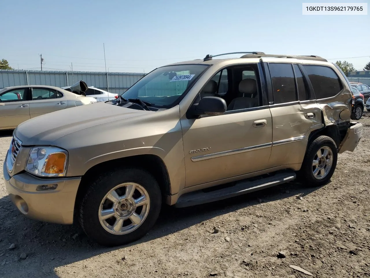 2006 GMC Envoy VIN: 1GKDT13S962179765 Lot: 75397894