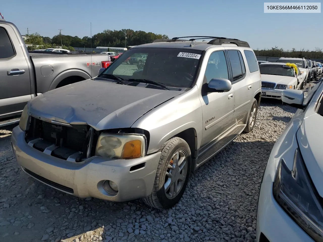 2006 GMC Envoy Denali Xl VIN: 1GKES66M466112050 Lot: 76102804