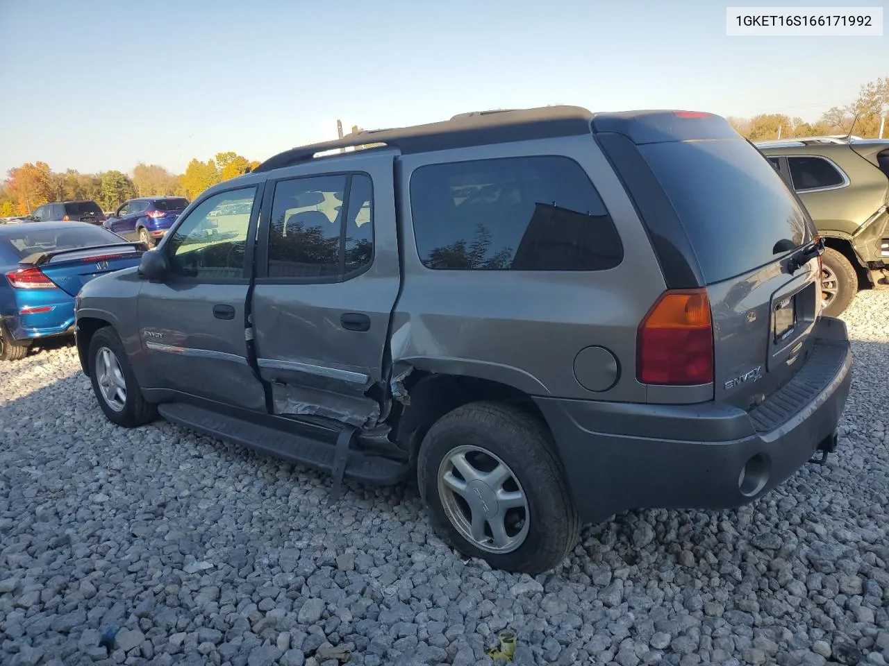 2006 GMC Envoy Xl VIN: 1GKET16S166171992 Lot: 76676894