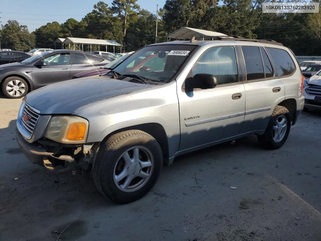 2006 GMC Envoy VIN: 1GKDS13S762283920 Lot: 76986034