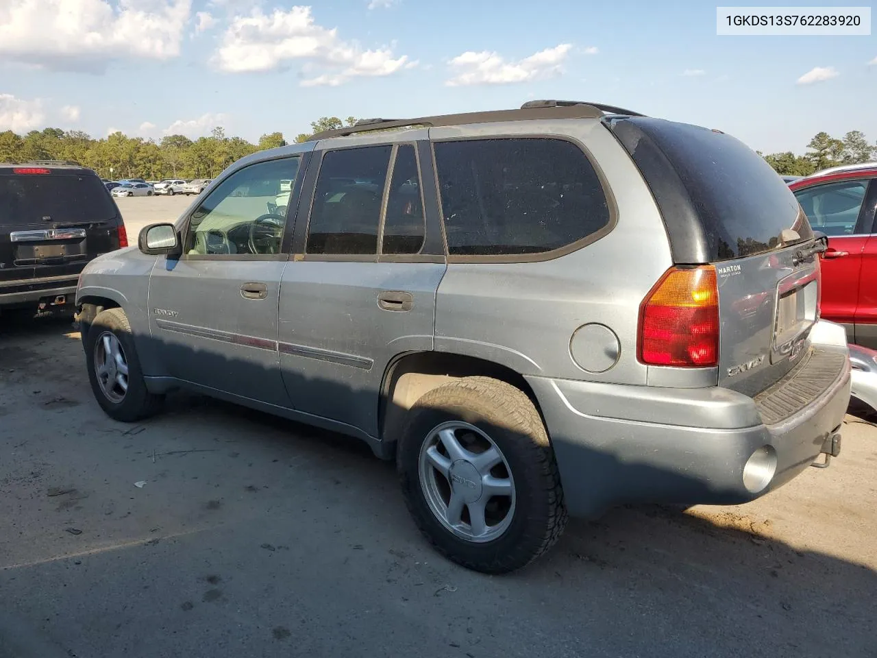 2006 GMC Envoy VIN: 1GKDS13S762283920 Lot: 76986034