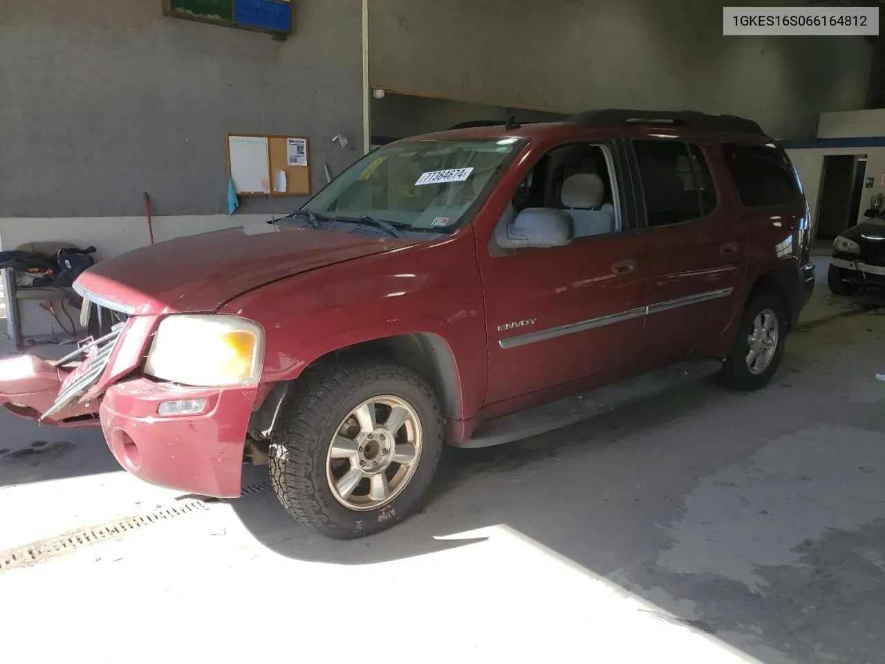 2006 GMC Envoy Xl VIN: 1GKES16S066164812 Lot: 77364674