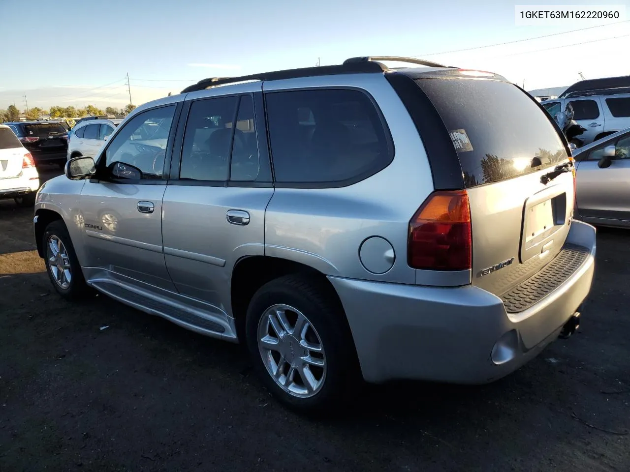 2006 GMC Envoy Denali VIN: 1GKET63M162220960 Lot: 77500424