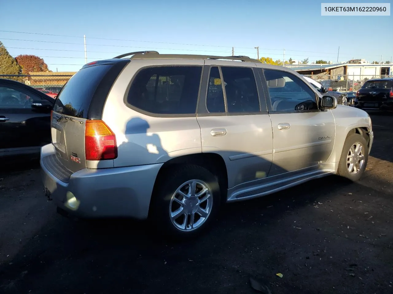 1GKET63M162220960 2006 GMC Envoy Denali