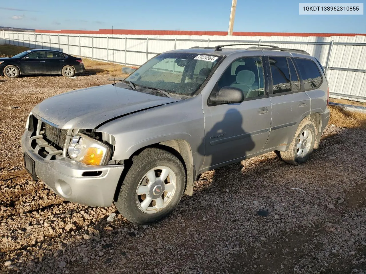 2006 GMC Envoy VIN: 1GKDT13S962310855 Lot: 77654564