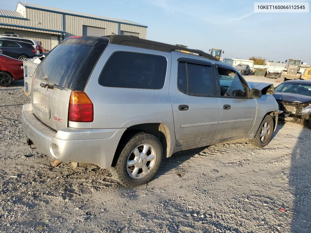 2006 GMC Envoy Xl VIN: 1GKET16S066112545 Lot: 77679274