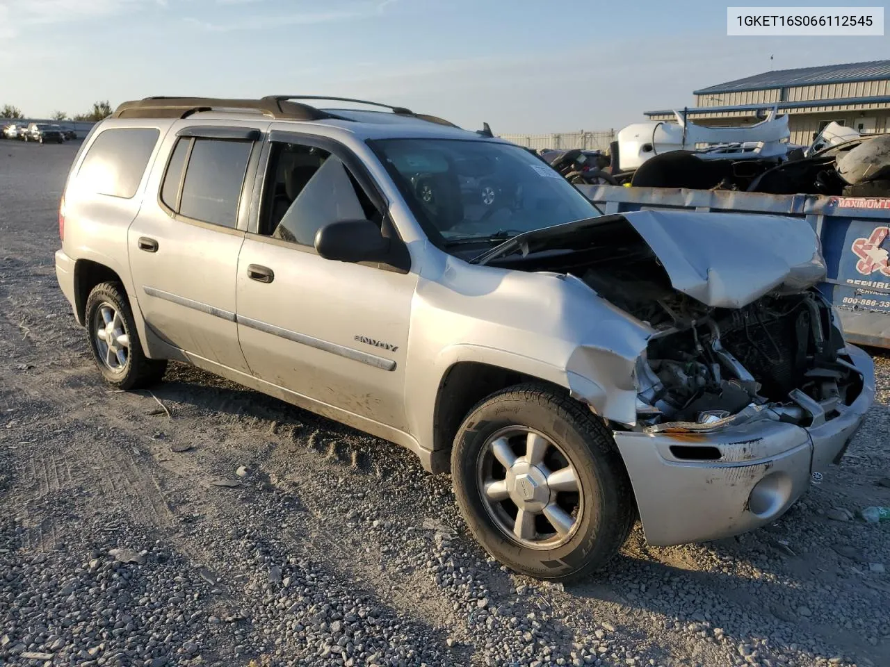 2006 GMC Envoy Xl VIN: 1GKET16S066112545 Lot: 77679274