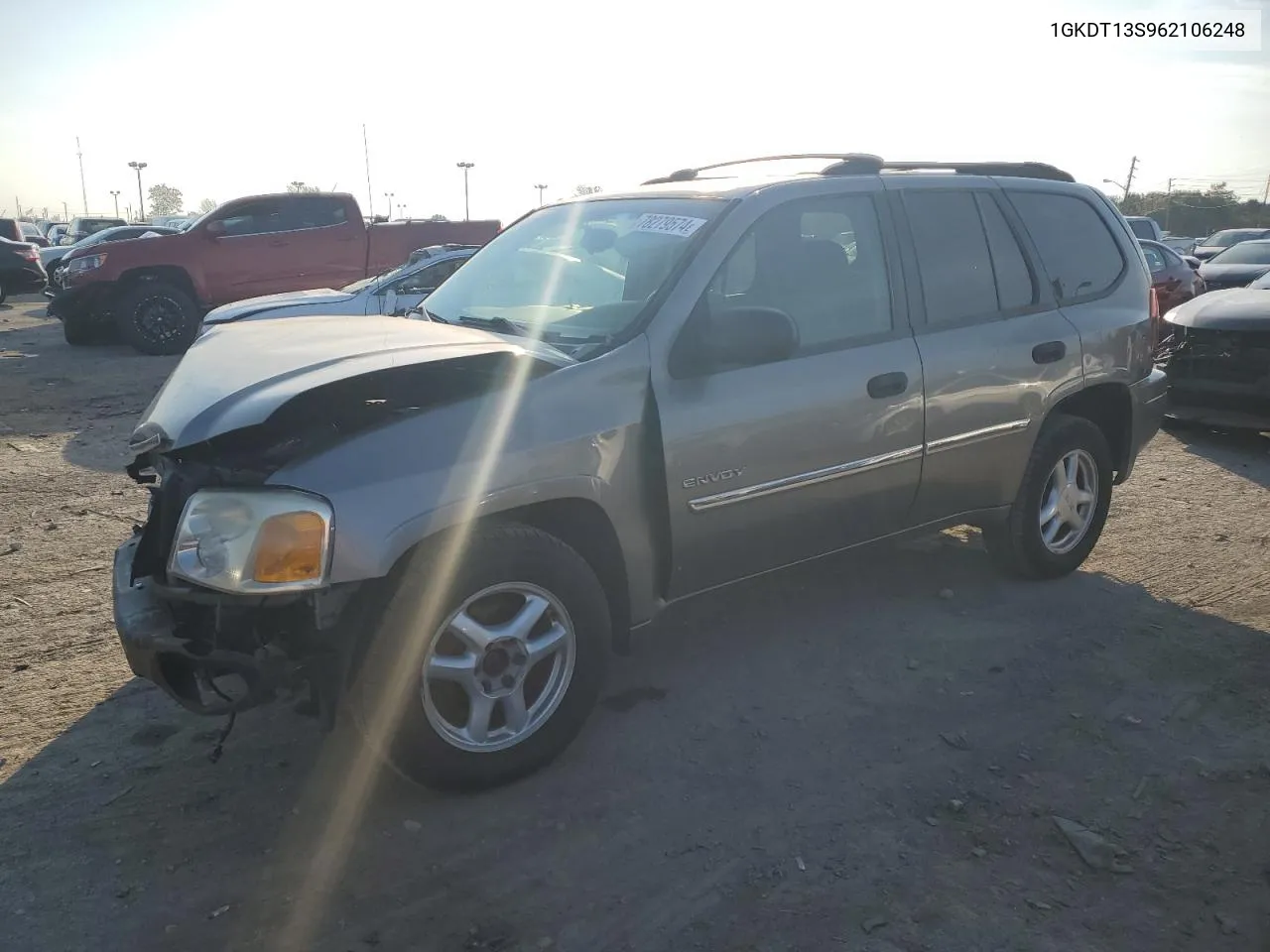 2006 GMC Envoy VIN: 1GKDT13S962106248 Lot: 78279574