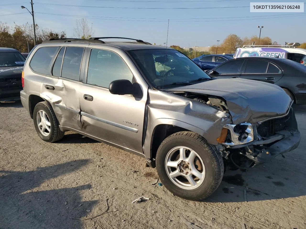 2006 GMC Envoy VIN: 1GKDT13S962106248 Lot: 78279574